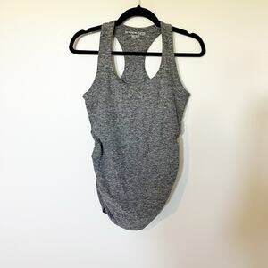 Beyond the Bump Featherweight Let It Grow Racerback Maternity Tank large
